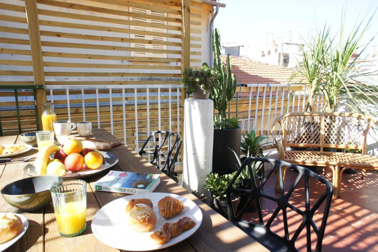 Ze Perfect Place - Vieux Nice - Exceptionnel Appartement - Calme Et Terrasse Avec Vues Luaran gambar